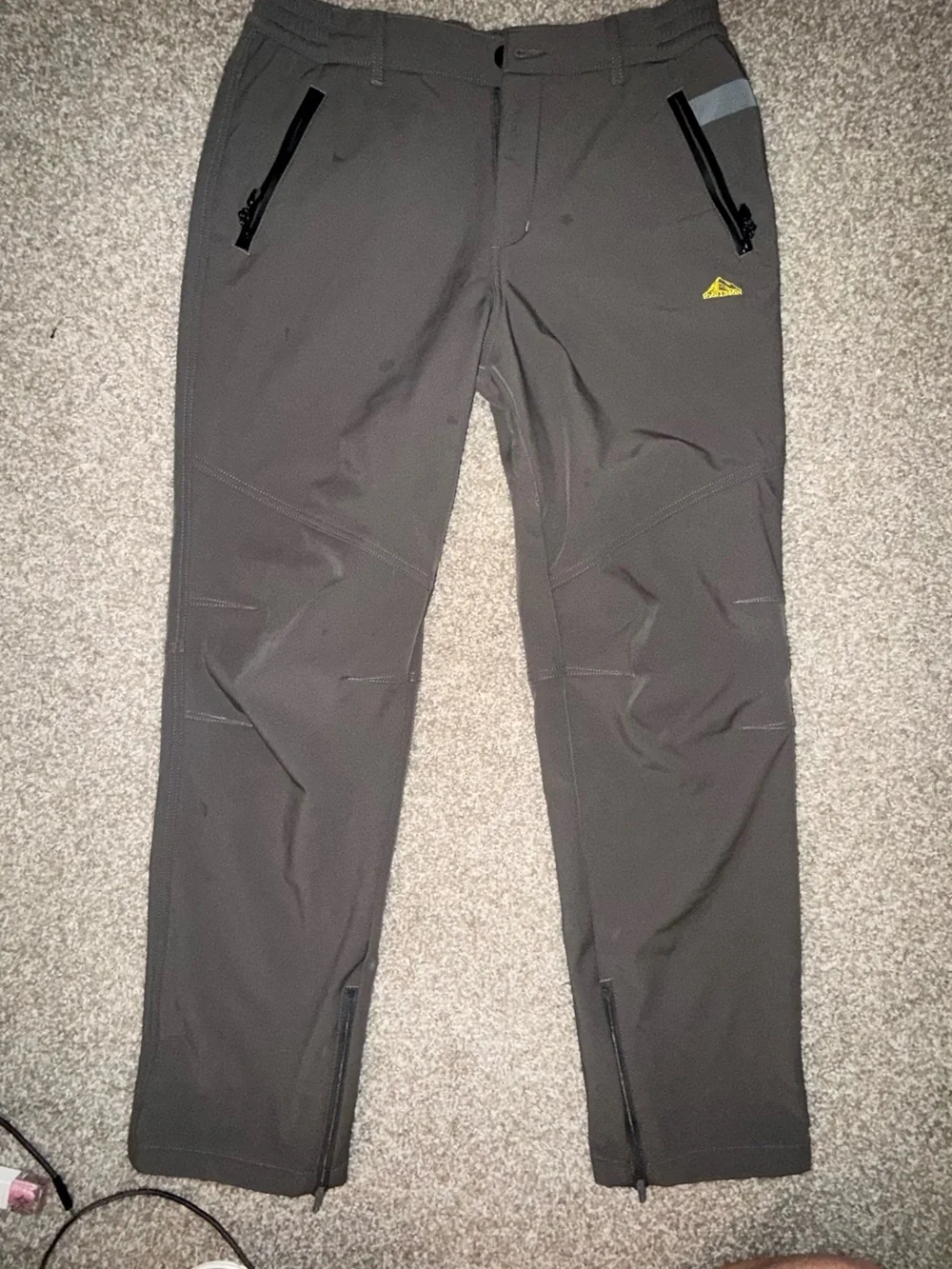 Woman’s Gray Outdoor Softshell Snow Pants - Performance Stretch